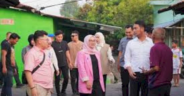 Usai Debat, Seto-Rezki Tancap Gas Kunjungi Lokasi Kebakaran di Asrama Kodam Jongaya