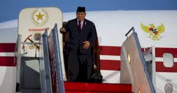 Rampungkan Lawatan ke Sejumlah Negara, Prabowo Kembali ke Tanah Air