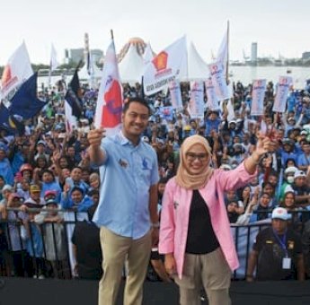 Pesan Prabowo Subianto di Kampanye Akbar Seto-Rezki: Menangkan Makassar!