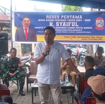 Warga Kelurahan Rappojawa Tallo Curhat soal Drainase dan Lampu Jalan, H.Syaiful Siap Perjuangkan