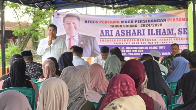 Ketua Fraksi Nasdem Makassar, Ari Ashari Ilham