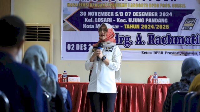 Ketua DPRD Sulsel, Andi Rachmatika Dewi