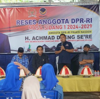 Di Jeneponto, Achmad Daeng Se&rsquo;re Tegaskan Partai NasDem Komitmen Perjuangkan Hak-hak Masyarakat Kecil, Siap Kembangkan UMKM