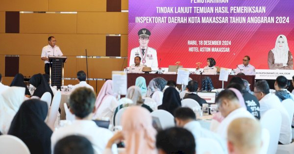 Pemuktahiran Data Tindak Lanjut Temuan Hasil Pemeriksaan, Danny Pomanto Puji Aplikasi Sipakatau Inspektorat