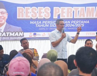 Ketua DPRD Makassar Supratman Reses di Dapil Manggala-Panakkukang, Masalah Banjir Dikeluhkan Warga