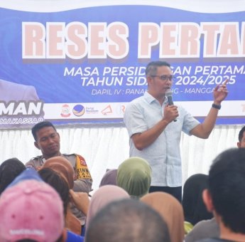 Ketua DPRD Makassar Supratman Reses di Dapil Manggala-Panakkukang, Masalah Banjir Dikeluhkan Warga