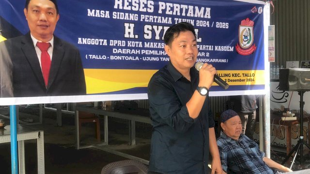 Anggota DPRD Makassar H.Syaiful.