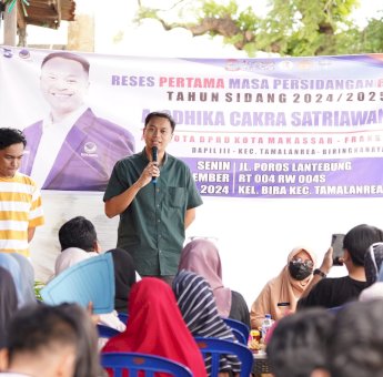 Anggota DPRD Makassar Odhika, Siap Kawal Aspirasi Masyarakat yang Disampaikan Lewat Reses&nbsp;