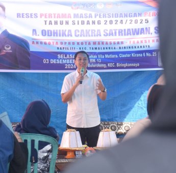 Temu Konstituen, Legislator NasDem Odhika Dicurhati Beras Raskin tak Layak hingga Keamanan di RS Daya