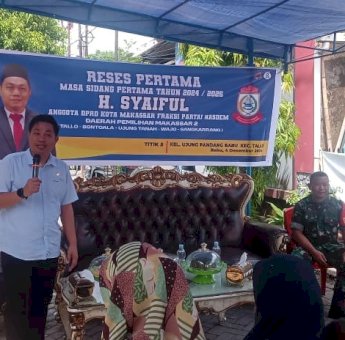 Reses di 4 Titik, Legislator NasDem H Syaiful Terima Keluhan Warga soal Air Bersih-Drainase