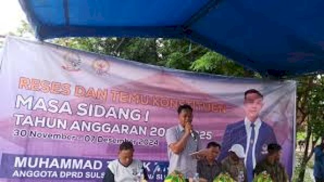 Anggota DPRD Sulsel Muhammad Taufik Malik
