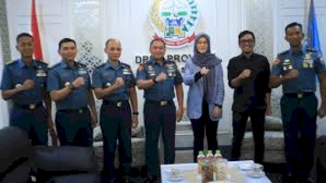 Pimpinan DPRD Sulsel Terima Kunjungan Danlantamal VI Makassar.