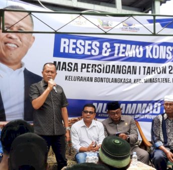 Muhammad Sadar Gelar Reses Masa Sidang Pertama di Pangkep, Masyarakat Minta Mobil Combine hingga Infrastruktur Jalan