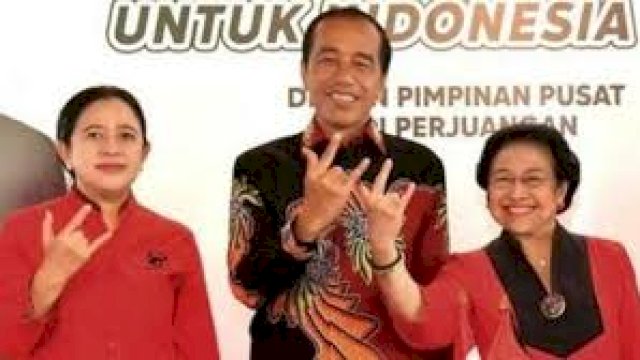 Megawati-Jokowi-Puan.(F-INT)