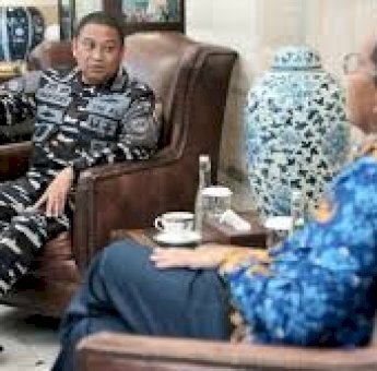 Sambut Hangat Kunjungan Danlantamal VI Makassar yang Baru, Danny : Selamat Datang Komandan