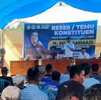 Reses Masa Sidang Pertama, H Muhammad Sasar Desa Lattekko dan Matuju Bone