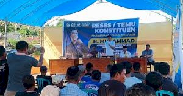 Reses Masa Sidang Pertama, H Muhammad Sasar Desa Lattekko dan Matuju Bone