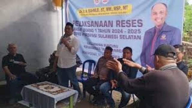 Anggota DPRD Sulsel dari Fraksi NasDem, Mahmud.