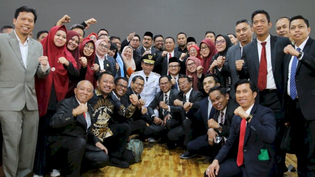 Sekda Jufri Rahman Perkenalkan Kepala OPD di Depan Pj Gubernur Prof Fadjry Djufri