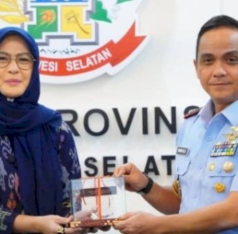 Ketua DPRD Sulsel Rachmatika Dewi Terima Kunjungan Marsda TNI dan Asisten Pidana Militer Kejati Sulsel