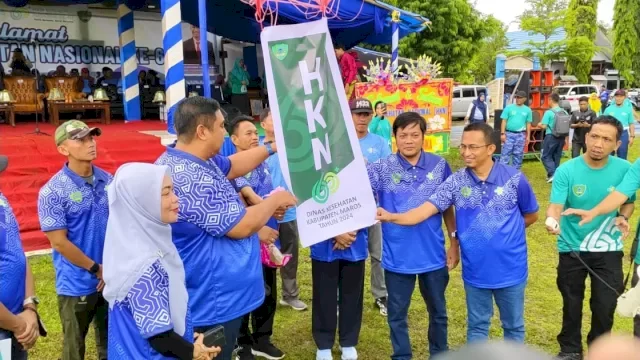 Ribuan Nakes Maros Ikuti Porseni HKN ke-60 di Kecamatan Cenrana