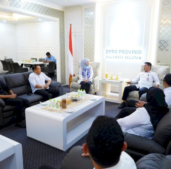 Kakanwil Kemenkum Sulsel Silaturahmi dengan ketua DPRD Bahas Pembentukan Ranperda