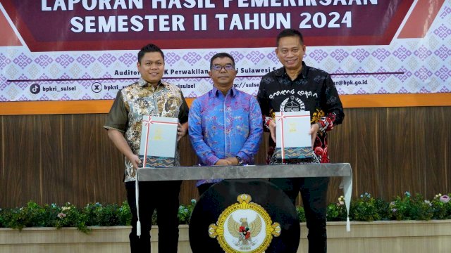 Terima LHP Semester II Tahun 2024, DPRD Sulsel Dorong Transparansi dan Akuntabilitas Keuangan Daerah