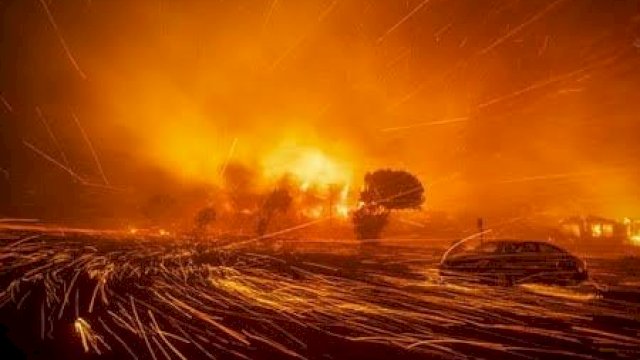 Ilustrasi kebakaran di LA.(F-INT)