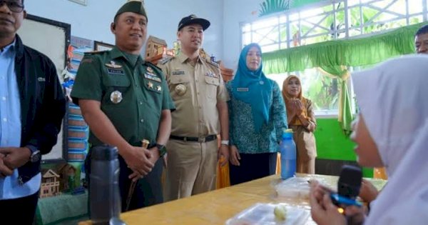 Bupati MYL Bareng Forkopimda Pangkep Tinjau Pelaksanaan Makan Bergizi Gratis