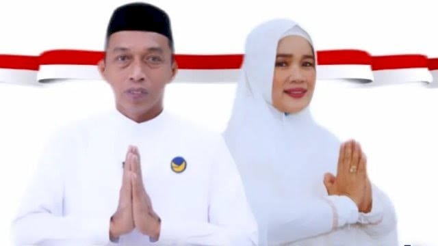 Pasangan bakal calon Bupati dan Wakil Bupati Sidrap Syaharuddin Alrif-Nurkanaah