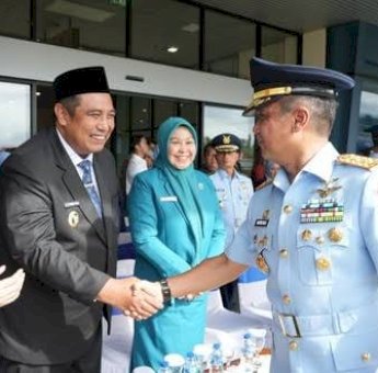 Bupati Chaidir Syam Bersama Forkopimda Maros Hadiri Sertijab Komandan Lanud Sultan Hasanuddin