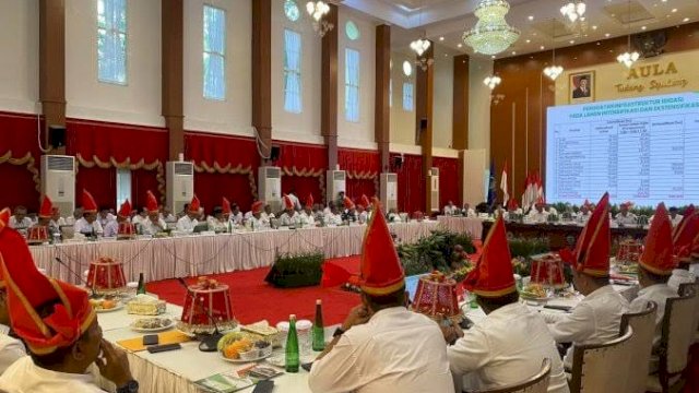 Rakor Dipimpin Langsung Menko Pangan Zulkifli Hasan.