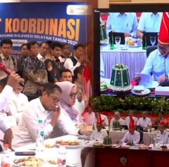 Hadiri Rakor Bidang Pangan, Syaharuddin Alrif Target Gabah Kering Sidrap Naik 650 Ribu Ton per Tahun