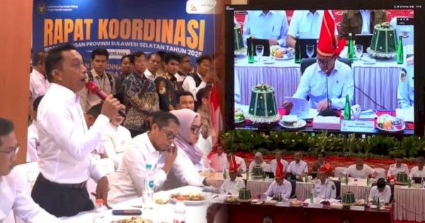 Hadiri Rakor Bidang Pangan, Syaharuddin Alrif Target Gabah Kering Sidrap Naik 650 Ribu Ton per Tahun