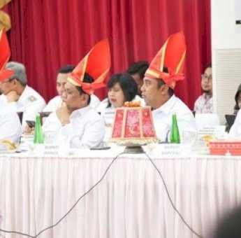 Bupati Chaidir Syam Hadiri Rakor Bidang Pangan, Tekankan Pentingnya Kolaborasi