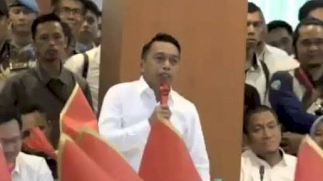 Bupati Sidrap, Terpilih Syaharuddin Alrif Saat menghadiri Rakor Bidang Pangan