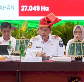 Pj Gubernur Prof Fadjry Djufry Bahas Kontribusi Sulsel Wujudkan Swasembada Pangan