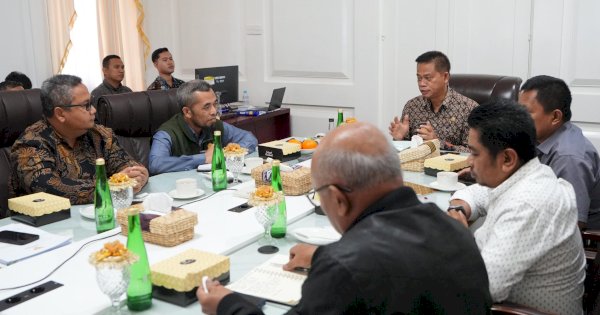 Pj Gubernur Prof Fadjry Djufry Pimpin Rakor Satgas Swasembada Pangan dengan Kepala Daerah se-Sulsel