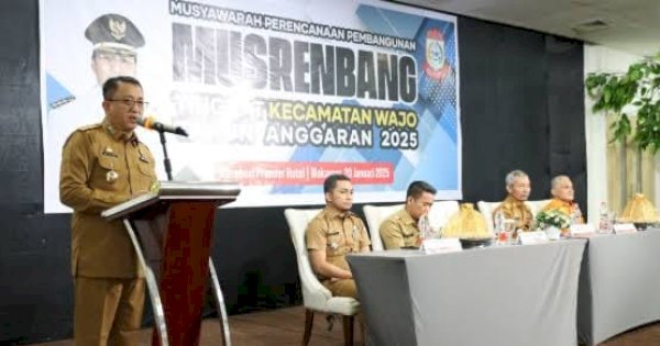 Buka Musrenbang Kecamatan Wajo, Muhammad Yasir: Tekankan Sinergitas Membangun Kota Nhico Nhico Senin, 20 Januari 2025 13:44
