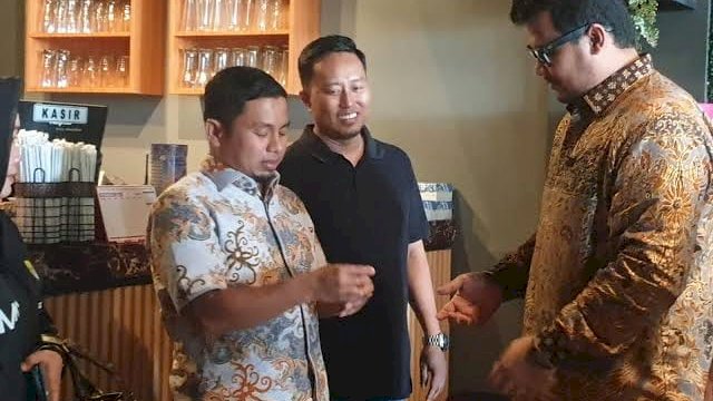 Andi Amar Ma&rsquo;ruf-Wali Kota Terpilih Parepare Tasming Hamid.