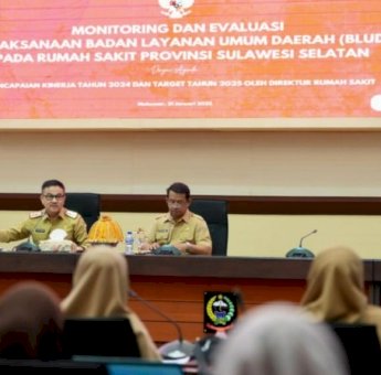 Monev Delapan RSUD Milik Pemprov Sulsel, Jufri Rahman Minta Target Ditetapkan Berdasarkan Kinerja Tahun Lalu