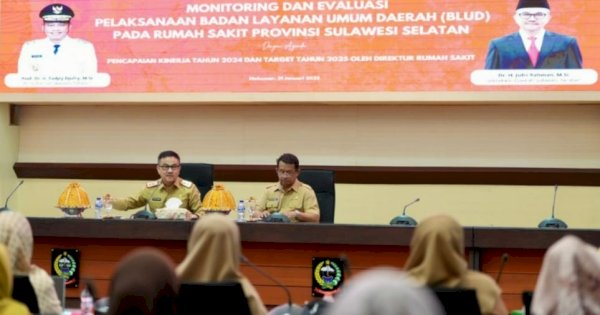 Monev Delapan RSUD Milik Pemprov Sulsel, Jufri Rahman Minta Target Ditetapkan Berdasarkan Kinerja Tahun Lalu