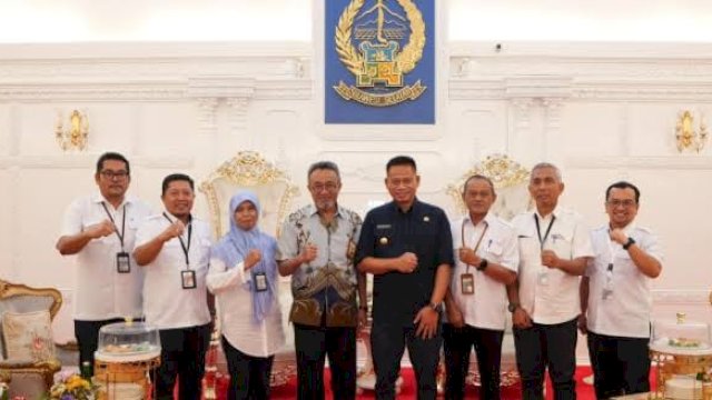 Pj Gubernur Sulsel, P4of Fadry Djufry Terima Kunjungan Kepala Balai Besar Wilayah Sungai Pompengan Jeneberang Dr Suryadarma Hasyim