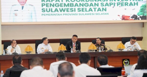 Percepat Izin Investasi, Pj Gubernur Prof Fadjry Djufry Ingin Sulsel Jadi Sentra Sapi Perah