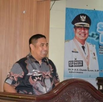 Bupati Maros Chaidir Syam jadi Keynote Speaker di Seminar Budaya dan Bedah Buku tentang Problematika HAM