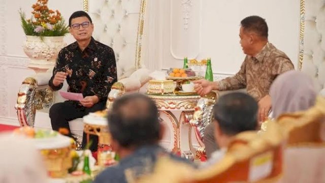 Kepala BPOM RI Prof Taruna Ikrar Bertemu Penjabat Gubernur Sulsel Prof Fadjry Djufry