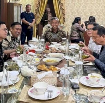 Bupati Maros Chaidir Syam Jamu Makan Malam Kepala BPOM RI Taruna Ikrar