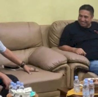 Bupati Maros Chaidir Syam Berkunjung ke Wajo, Silaturahmi dengan Andi Rosman