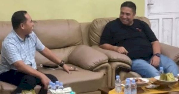 Bupati Maros Chaidir Syam Berkunjung ke Wajo, Silaturahmi dengan Andi Rosman