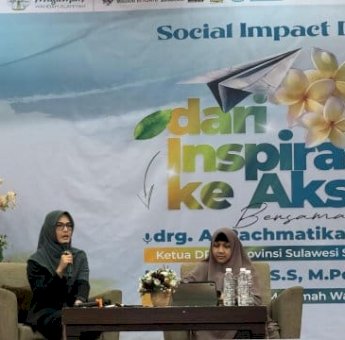 Rachmatika Dewi Jadi Narasumber di Acara Muslimah Wahdah Islamiyah, Bahas Pemberdayaan Perempuan